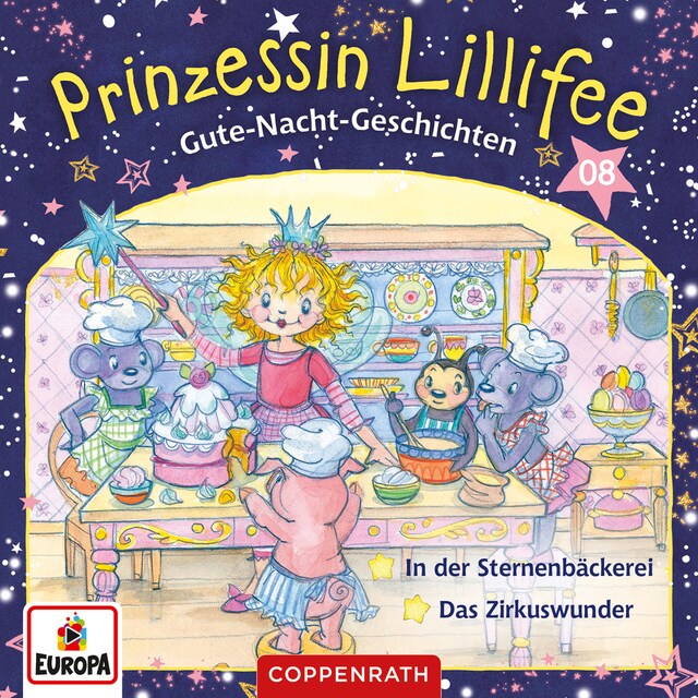 Buchcover für 008/Gute-Nacht-Geschichten Folge 15+16 - In der Sternenbäckerei/Das Zirkuswunder