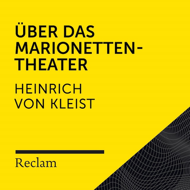 Buchcover für Kleist: Über das Marionettentheater (Reclam Hörbuch)