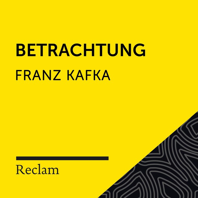 Buchcover für Kafka: Betrachtung (Reclam Hörbuch)