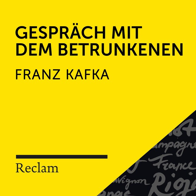 Buchcover für Kafka: Gespräch mit dem Betrunkenen (Reclam Hörbuch)