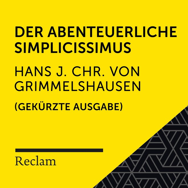 Buchcover für Grimmelshausen: Der abenteuerliche Simplicissimus (Reclam Hörbuch)