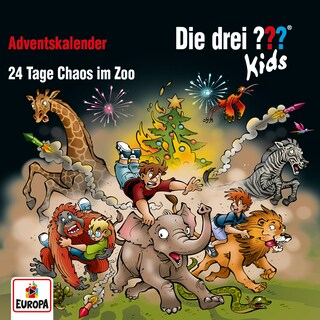 Adventskalender - 24 Tage Chaos im Zoo als Hörbuch