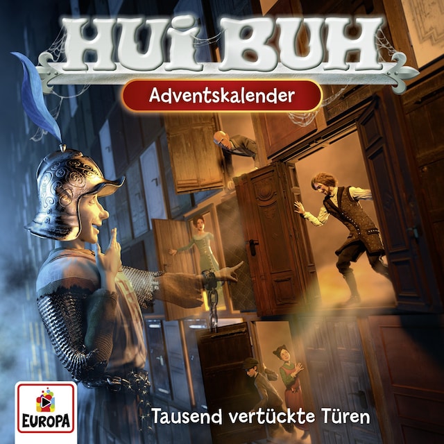 Buchcover für Adventskalender - Tausend vertückte Türen