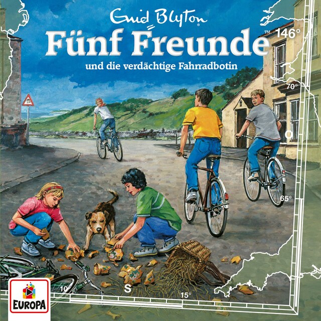 Buchcover für Folge 146: und die verdächtige Fahrradbotin