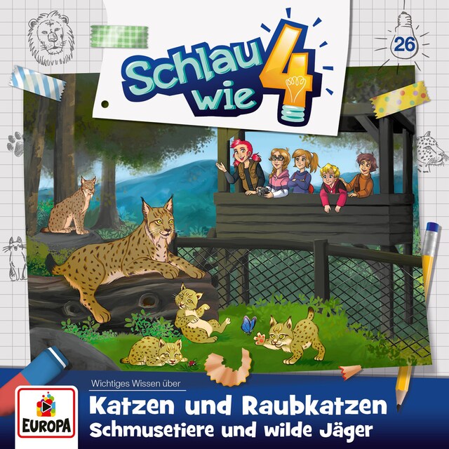 Buchcover für Folge 26: Katzen und Raubkatzen. Schmusetiere und wilde Jäger