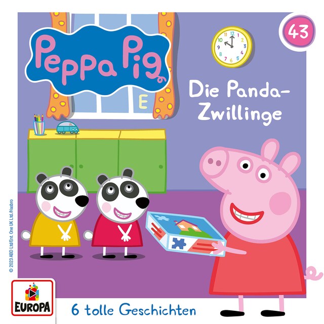 Buchcover für Folge 43: Die Panda-Zwillinge