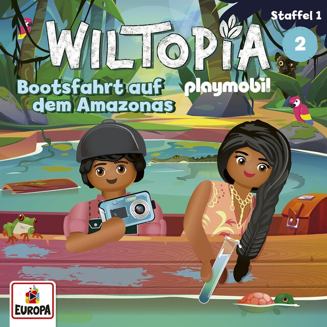 Book cover for Wiltopia - Folge 2: Bootsfahrt auf dem Amazonas