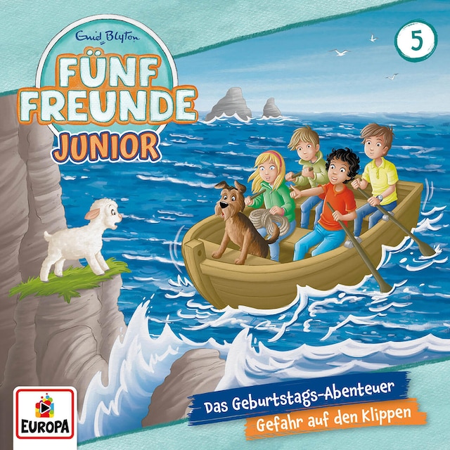 Buchcover für Folge 5: Das Geburtstags-Abenteuer/Gefahr auf den Klippen