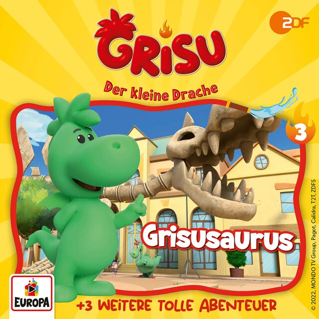 Buchcover für Folge 3: Grisusaurus