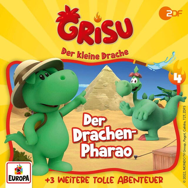 Buchcover für Folge 4: Der Drachen-Pharao