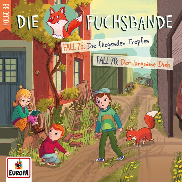 Buchcover für Folge 38: Fall 75: Die fliegenden Tropfen/Fall 76: Der langsame Dieb