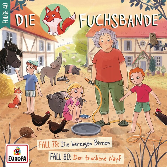 Buchcover für Folge 40: Fall 79: Die herzigen Birnen/Fall 80: Der trockene Napf