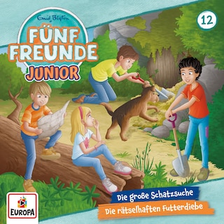 Folge 12: Die große Schatzsuche/Die rätselhaften Futterdiebe als Hörbuch