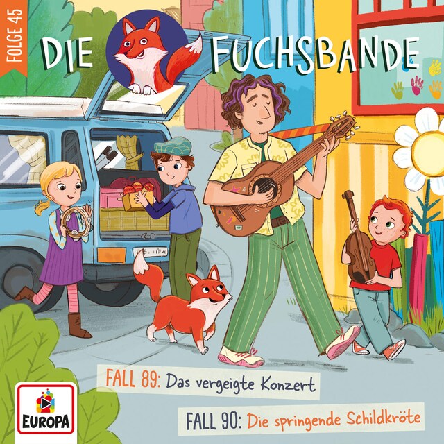Buchcover für Folge 45: Fall 89: Das vergeigte Konzert/Fall 90: Die springende Schildkröte