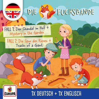 Der Skandal im Hof / Mystery in the Garden  &  Die Spur des Riesen / Tracks of a Giant als Hörbuch