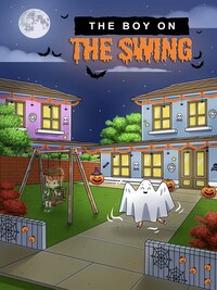 The boy on the swing