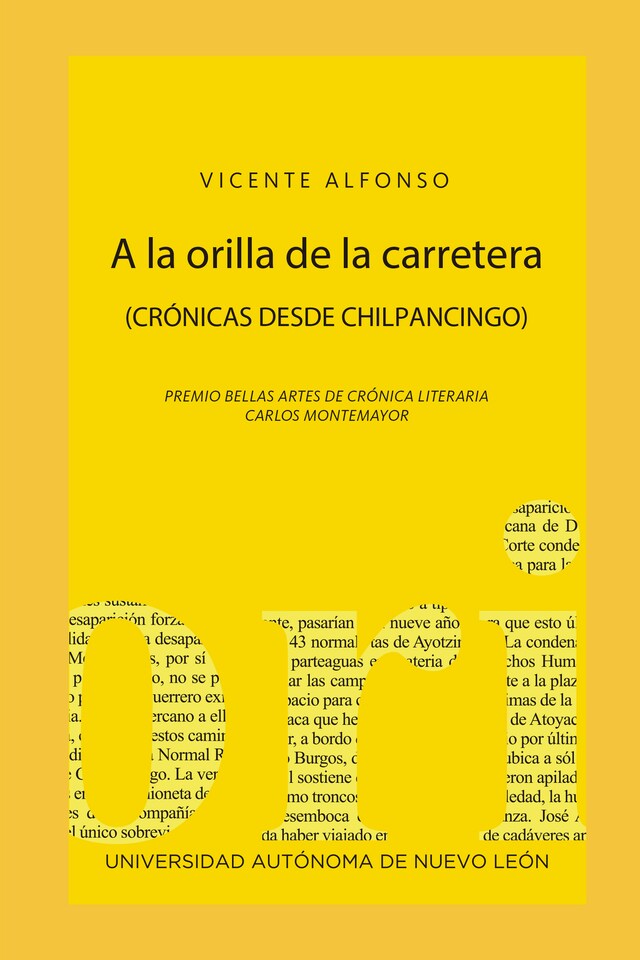 Book cover for A la orilla de la carretera