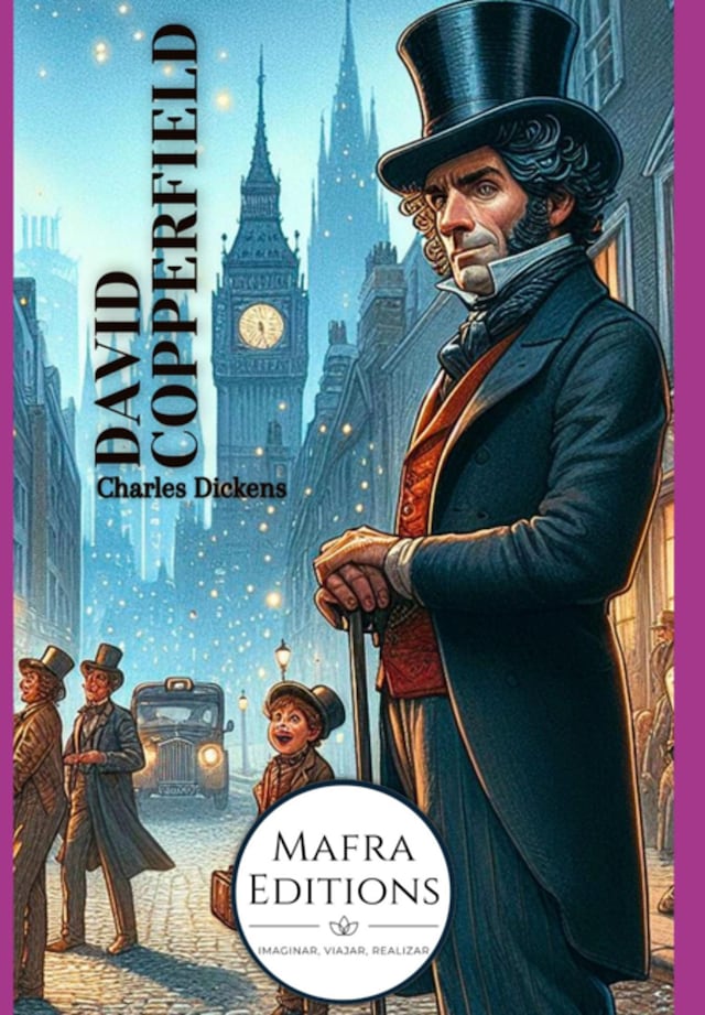 Book cover for David Copperfield, Classic Novel By Charles Dickens