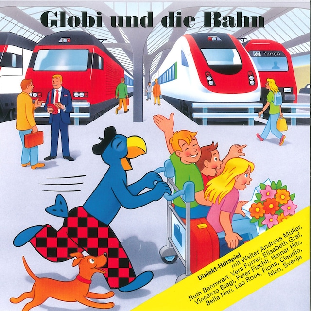 Couverture de livre pour Globi und die Bahn