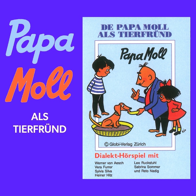 Buchcover für De Papa Moll als Tierfründ
