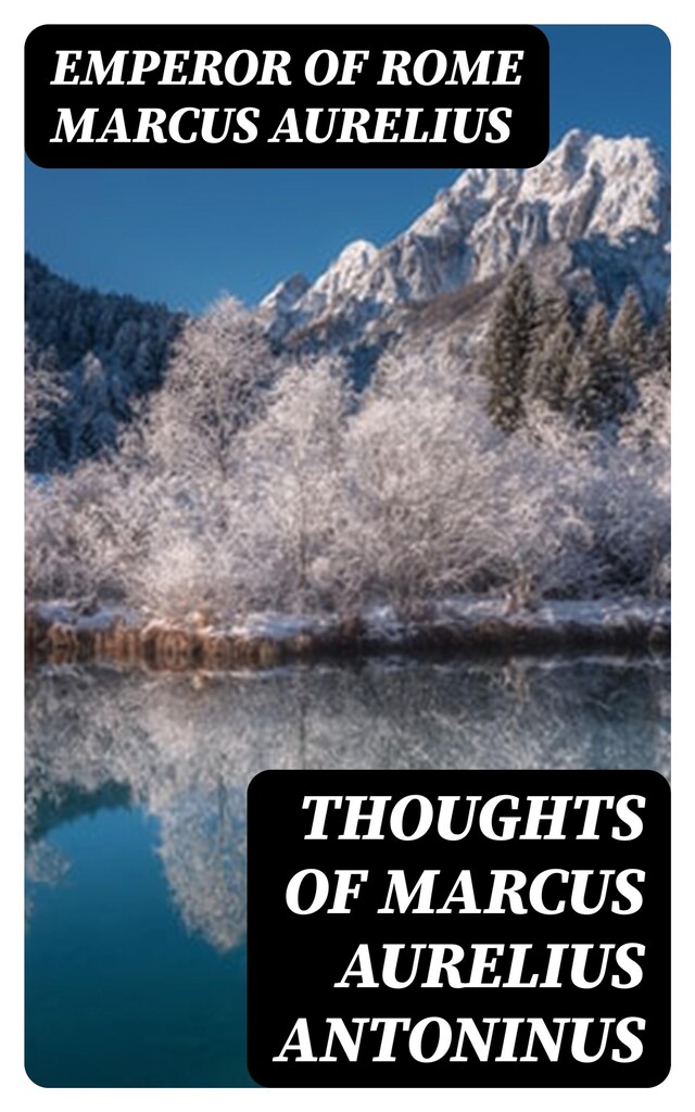 Book cover for Thoughts of Marcus Aurelius Antoninus