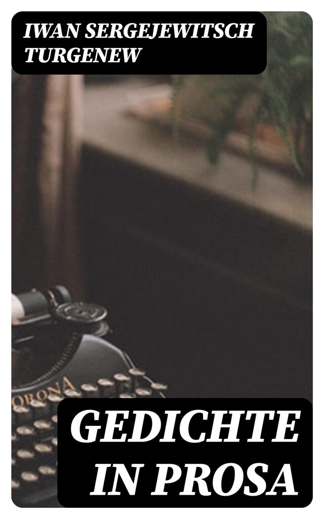 Book cover for Gedichte in Prosa