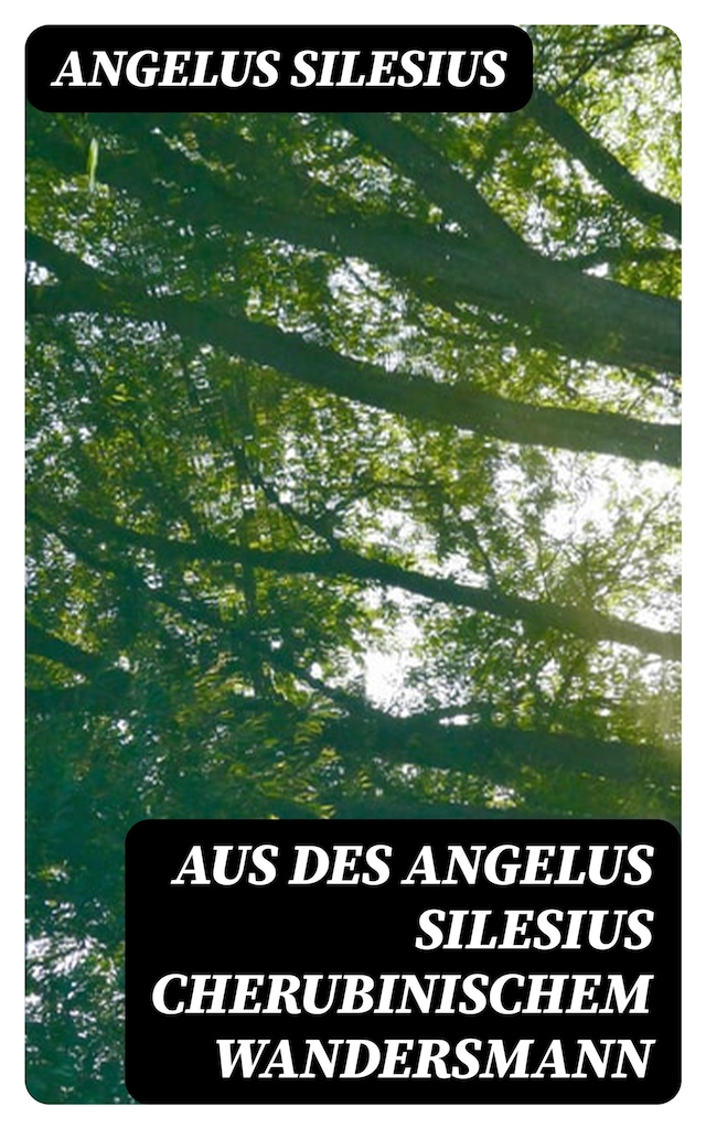 Book cover for Aus des Angelus Silesius Cherubinischem Wandersmann