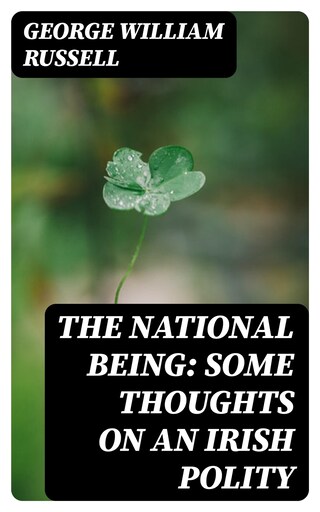 The National Being: Some Thoughts on an Irish Polity bookCoverFor