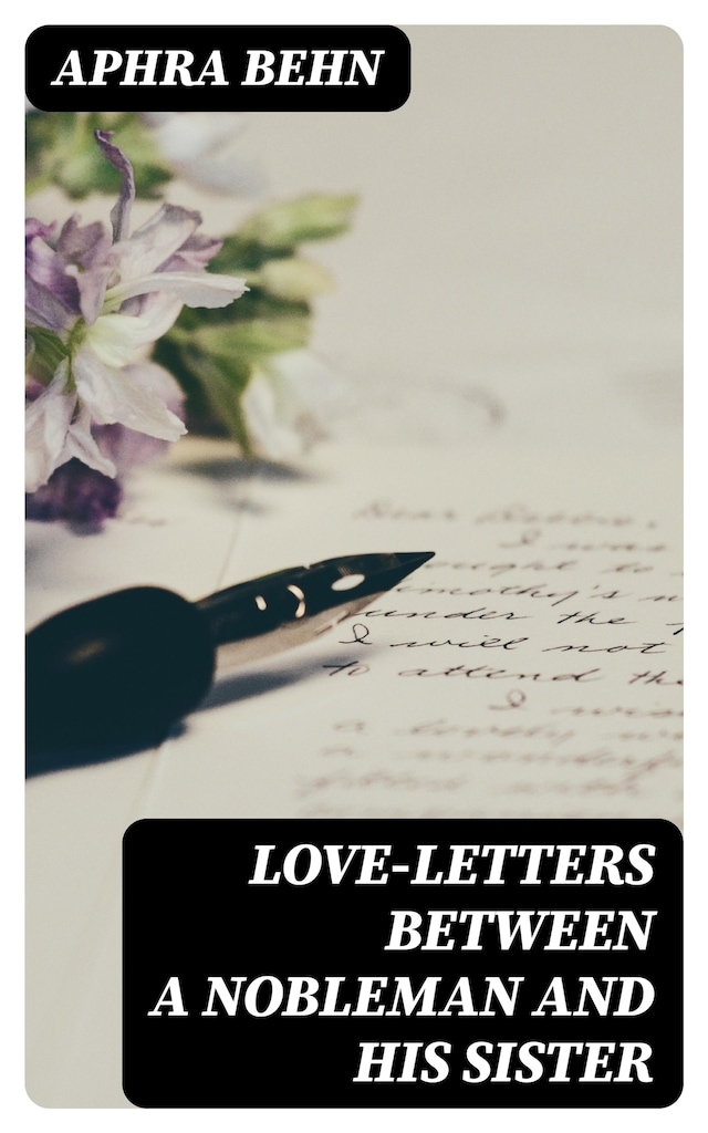 Kirjankansi teokselle Love-Letters Between a Nobleman and His Sister