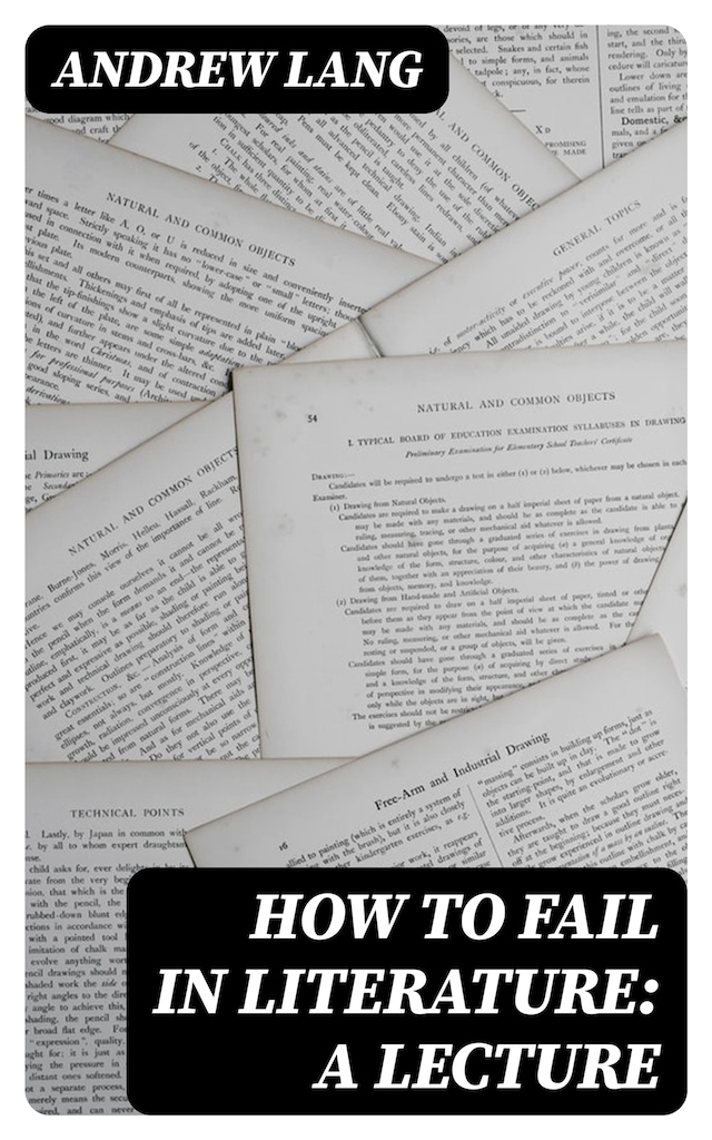 Buchcover für How to Fail in Literature: A Lecture