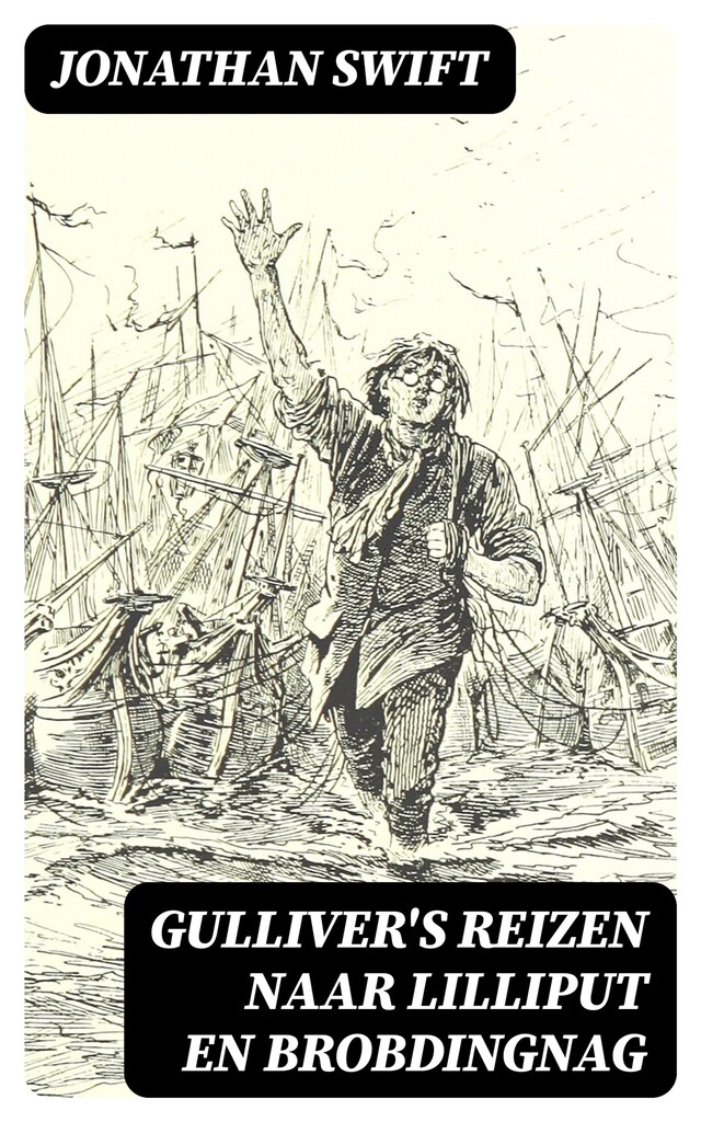 Book cover for Gulliver's Reizen naar Lilliput en Brobdingnag
