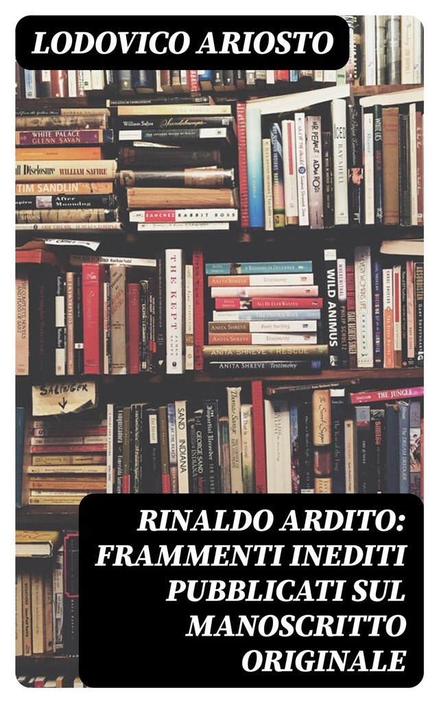 Book cover for Rinaldo ardito: Frammenti inediti pubblicati sul manoscritto originale