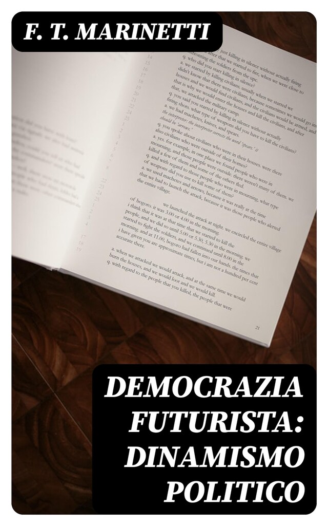 Buchcover für Democrazia futurista: dinamismo politico