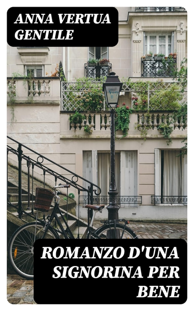 Book cover for Romanzo d'una signorina per bene
