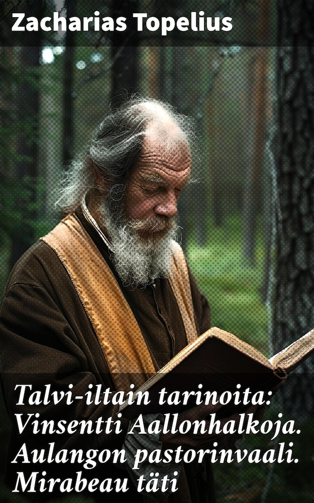 Book cover for Talvi-iltain tarinoita: Vinsentti Aallonhalkoja. Aulangon pastorinvaali. Mirabeau täti