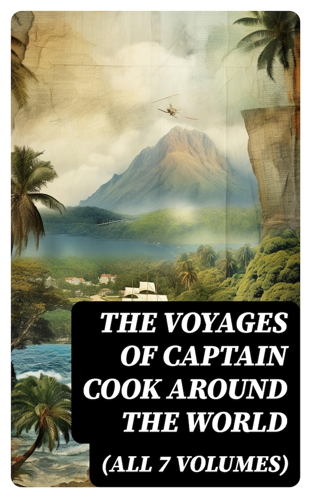 Portada de libro para The Voyages of Captain Cook Around the World (All 7 Volumes)