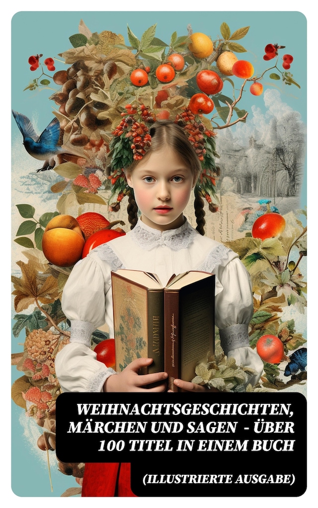 Book cover for Weihnachtsgeschichten, Märchen  und Sagen (Illustrierte Ausgabe) - Über 100 Titel  in einem Buch