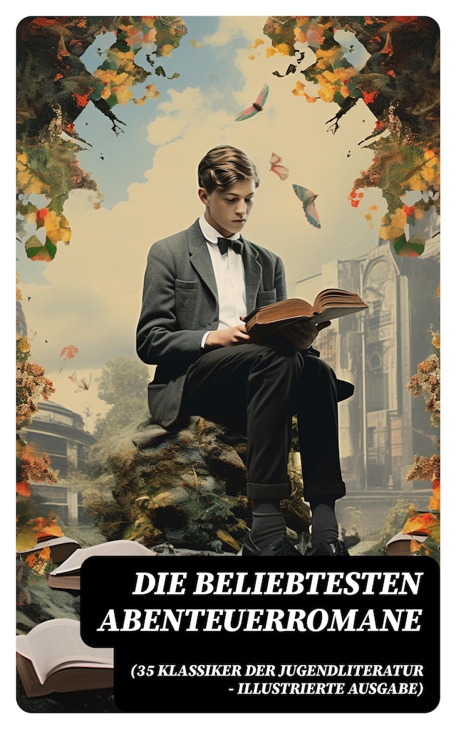 Book cover for Die beliebtesten Abenteuerromane (35 Klassiker der Jugendliteratur - Illustrierte Ausgabe)