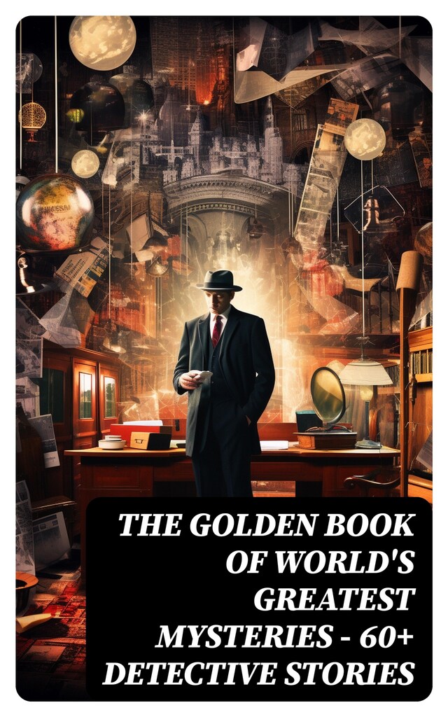 Kirjankansi teokselle THE GOLDEN BOOK OF WORLD'S GREATEST MYSTERIES – 60+ Detective Stories