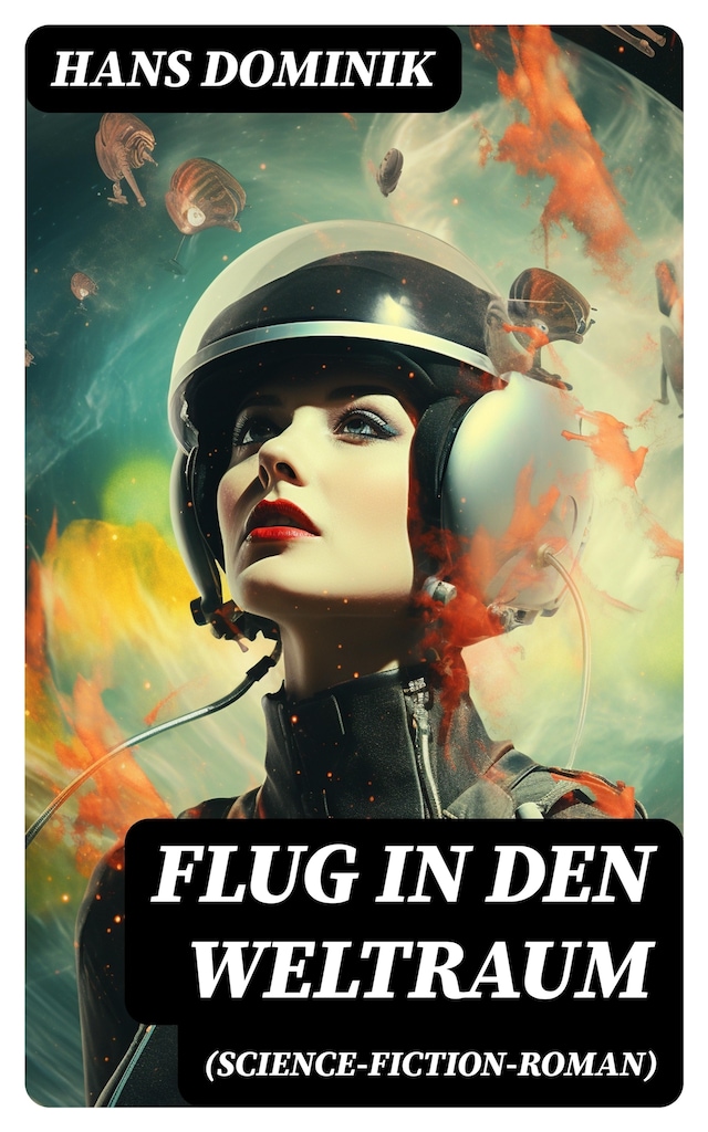 Boekomslag van Flug in den Weltraum (Science-Fiction-Roman)