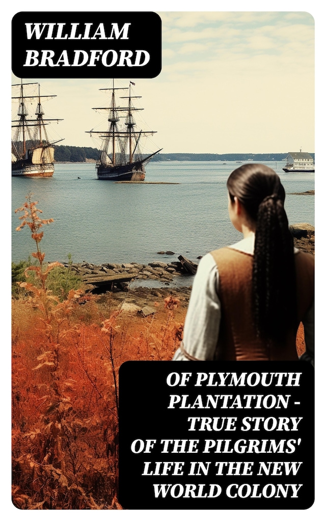 Portada de libro para Of Plymouth Plantation - True Story of the Pilgrims' Life in the New World Colony