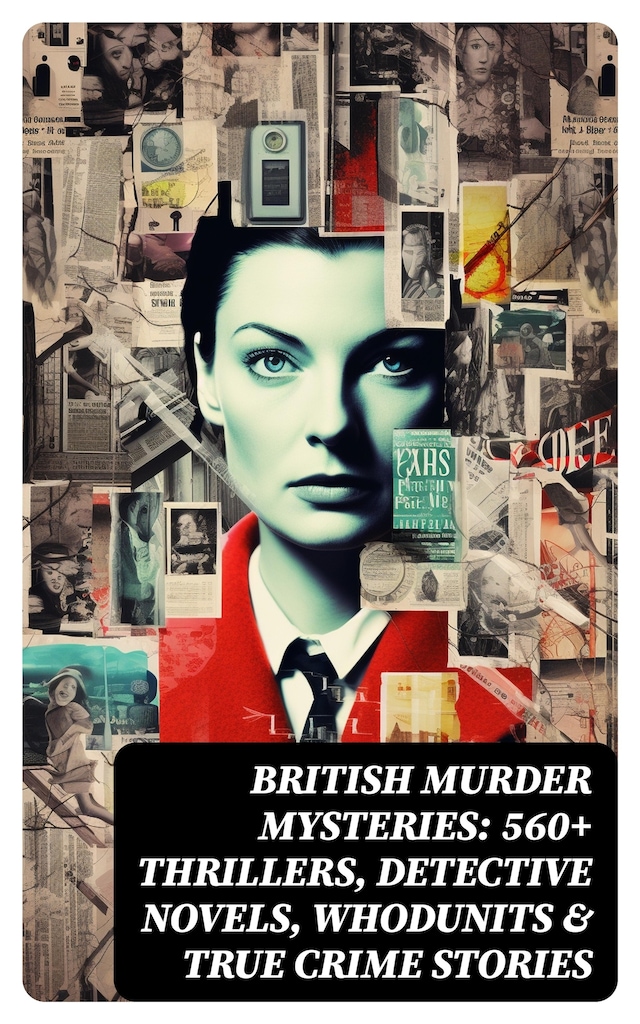 Book cover for BRITISH MURDER MYSTERIES: 560+ Thrillers, Detective Novels, Whodunits & True Crime Stories