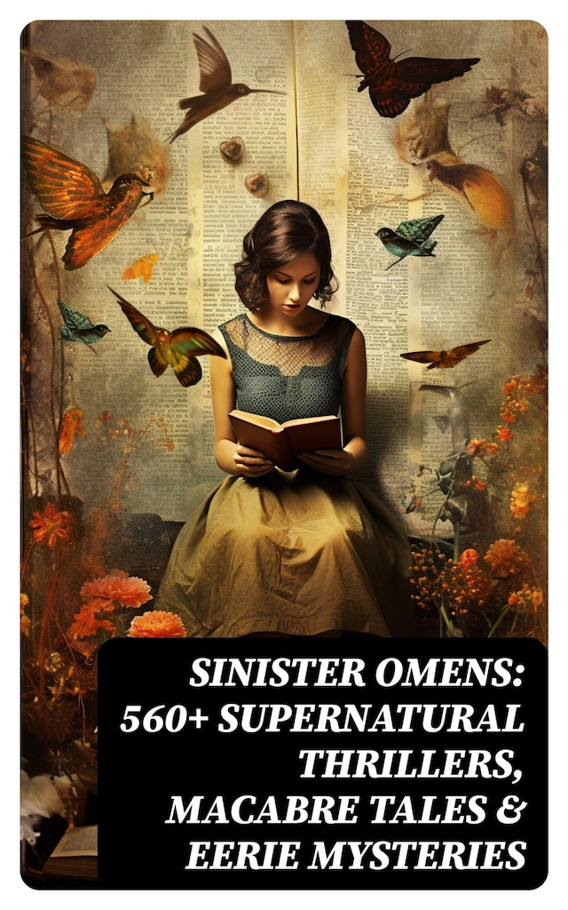 Okładka książki dla SINISTER OMENS: 560+ Supernatural Thrillers, Macabre Tales & Eerie Mysteries