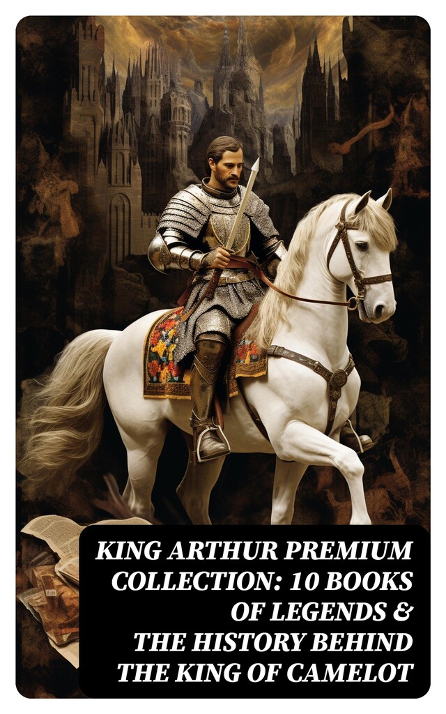 Portada de libro para King Arthur Premium Collection: 10 Books of Legends & The History Behind The King of Camelot