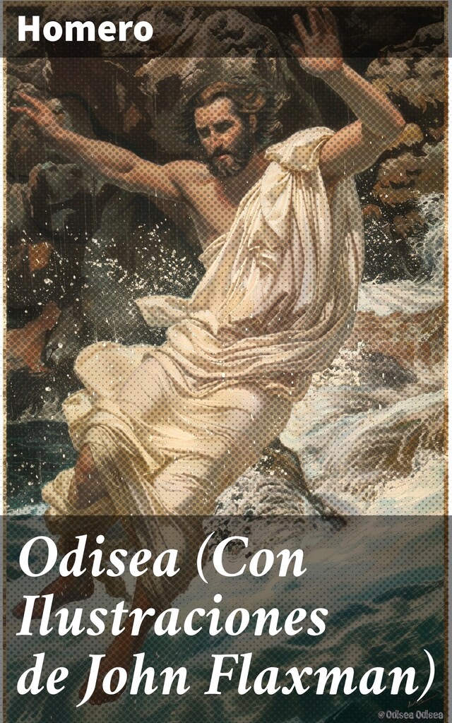 Book cover for Odisea (Con Ilustraciones de John Flaxman)