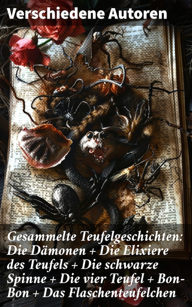 Boekomslag van Gesammelte Teufelgeschichten: Die Dämonen + Die Elixiere des Teufels + Die schwarze Spinne + Die vier Teufel + Bon-Bon + Das Flaschenteufelchen