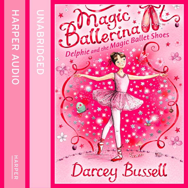 Portada de libro para Delphie and the Magic Ballet Shoes