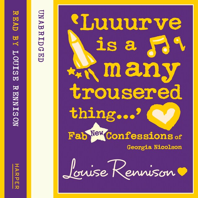 Book cover for ‘Luuurve is a many trousered thing…’