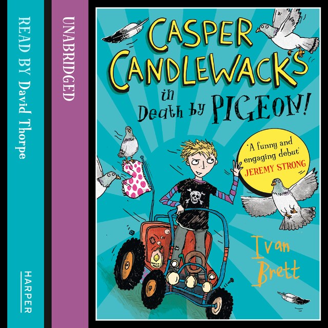 Kirjankansi teokselle Casper Candlewacks in Death by Pigeon!