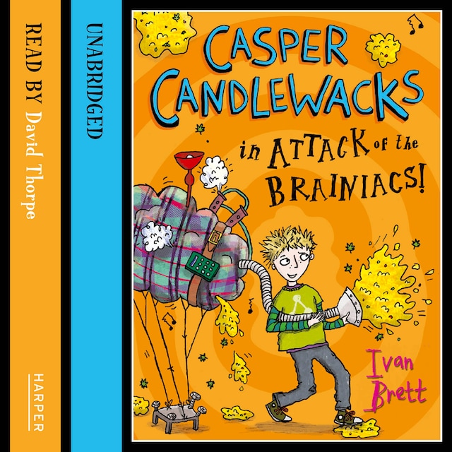 Book cover for Casper Candlewacks in Attack of the Brainiacs!